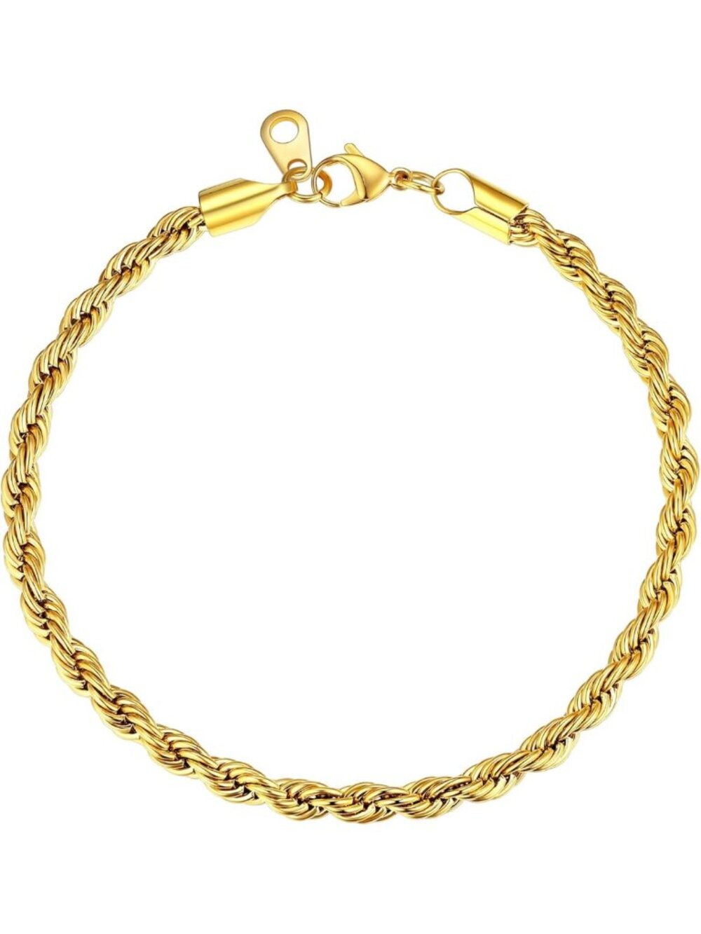 Stylish Stainless Steel Men's Chain Link Bracelet - Durable & Trendy Accessory